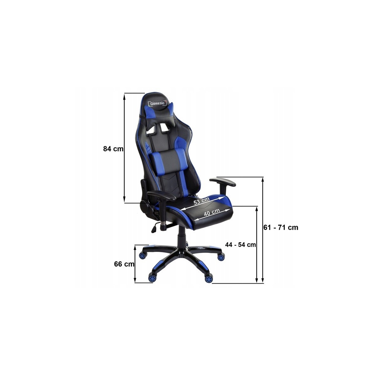 Márkás gamer szék piros színben