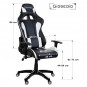 Zöld színű, állítható háttámlájú gamer székek