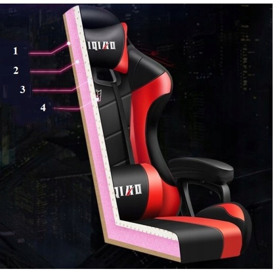 Lányoknak szánt gamer szék rózsaszínben.