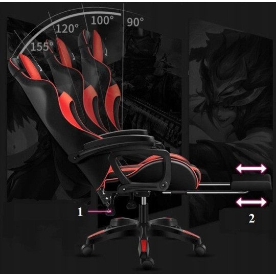 Lányoknak szánt gamer szék rózsaszínben.