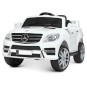 Fehér elektromos gyerekautó Mercedes-Benz ML350